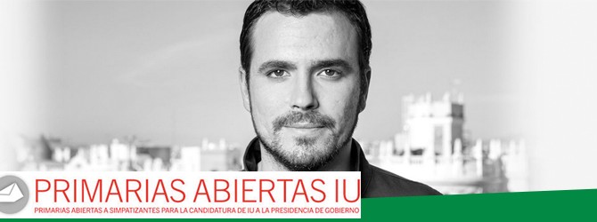 IU Rincón lanza una campaña para apoyar al vecino Alberto Garzón en su lucha en las Primarias para ser el Candidato a la Presidencia del Gobierno