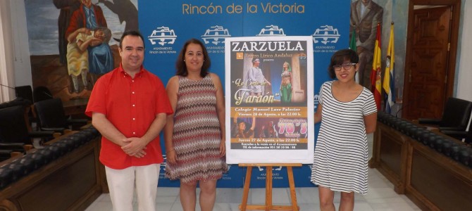 Cultura y Teatro Lírico Andaluz ponen en escena la Zarzuela `La Corte de Faraón´ el 28 de de agosto en Rincón de la Victoria