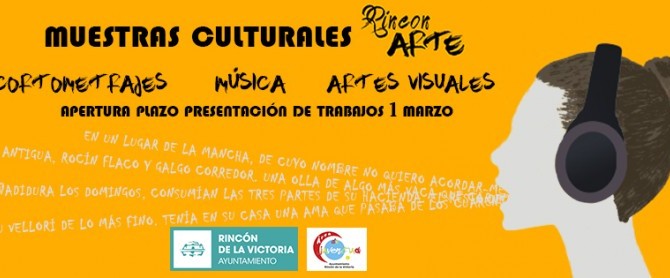 Juventud presenta el I Certamen de muestras culturales `RinConArte´ para las Artes Visuales, Cortometrajes y Música