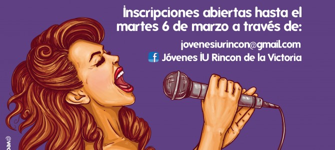 IU Rincón y Jóvenes de IU organizan una jornada de micro abierto para conmemorar la lucha feminista el próximo 7 de marzo